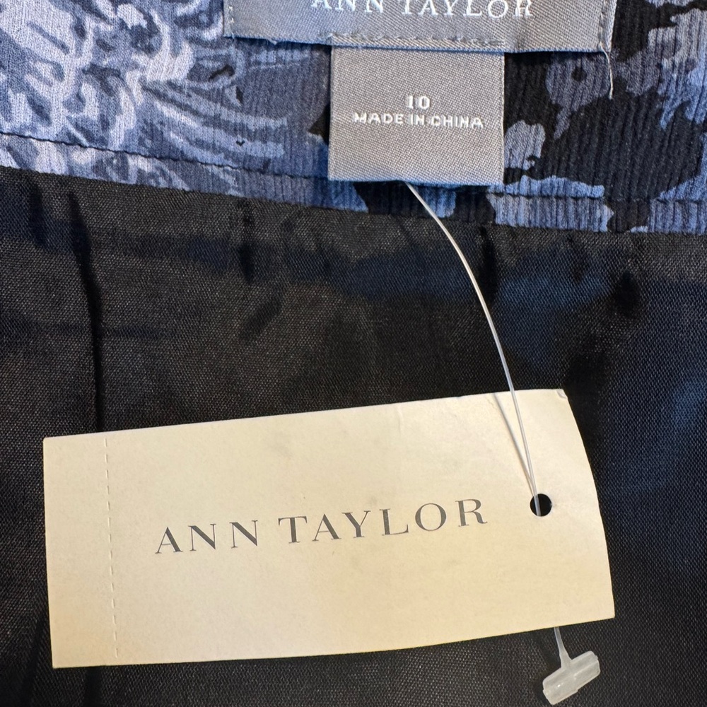 NWT RETAIL: $98 ANN TAYLOR SILK SKIRT SPRING/OFFICE SIZE: 10 #7 - Picture 7 of 8